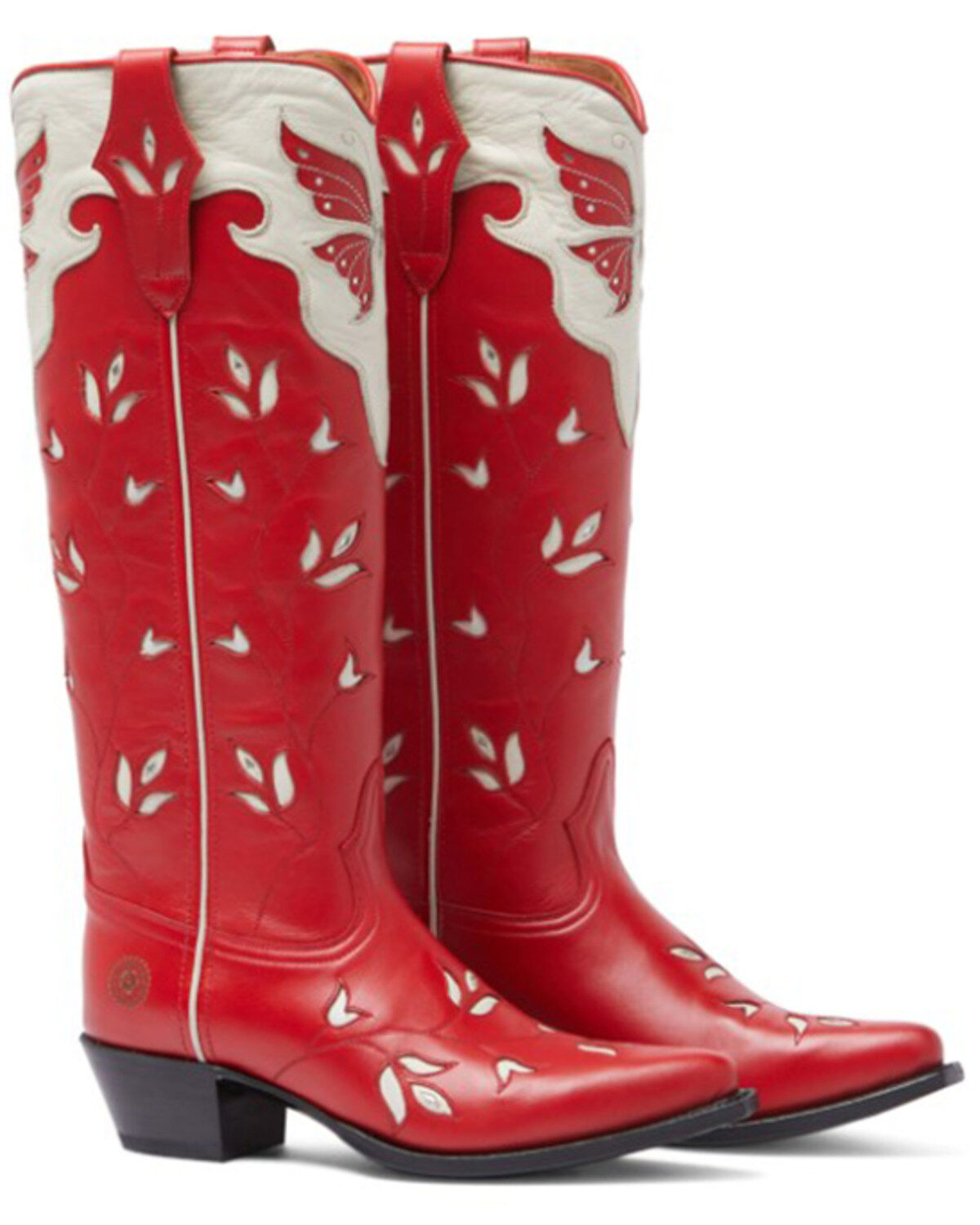 Women's Ranch Road Boots Scarlett Butterfly Tall Western Boots - Snip
