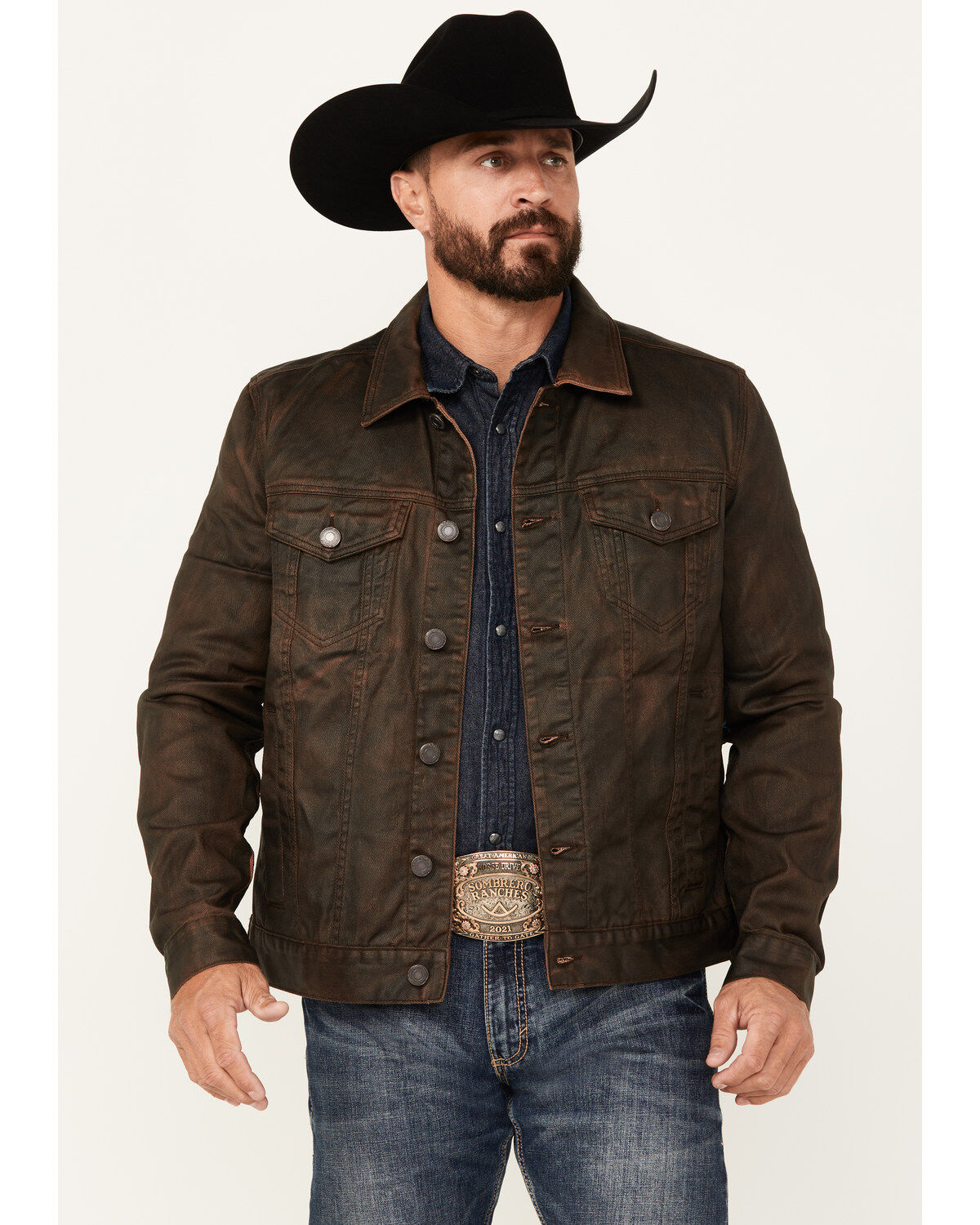 Men's Moonshine Spirit Coated Denim Jacket