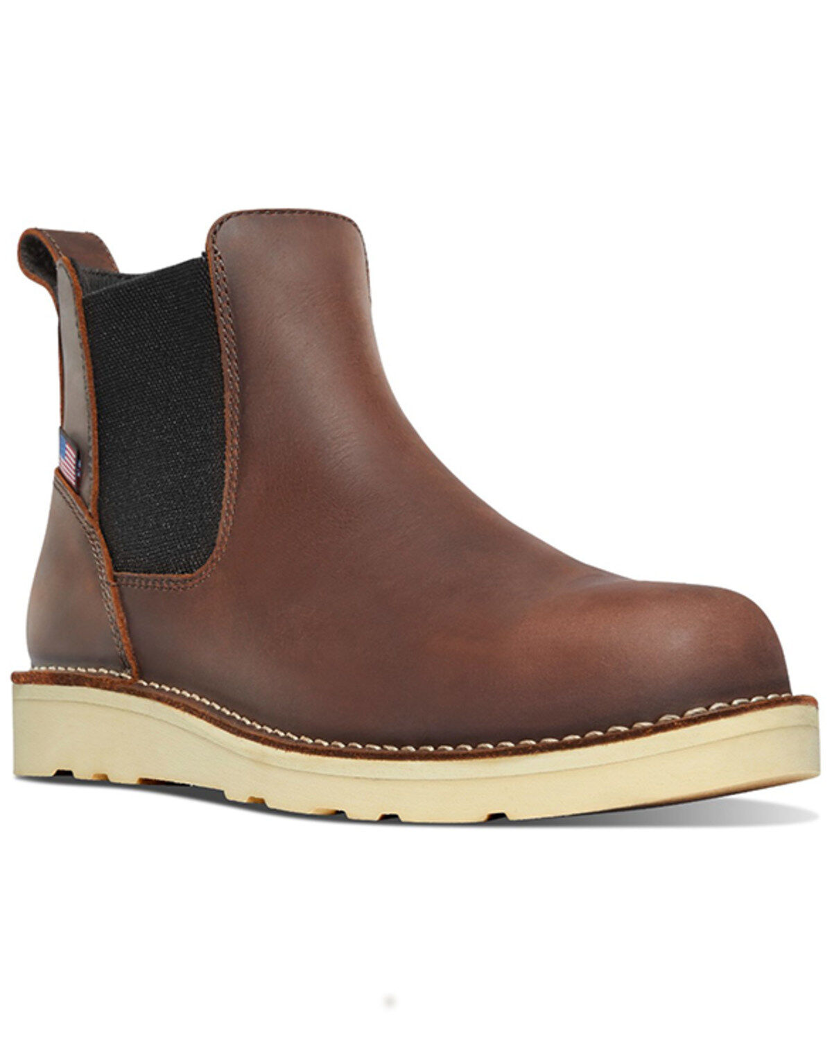 Men's Danner 6" Bull Run Chelsea Wedge Work Boots - Steel Toe
