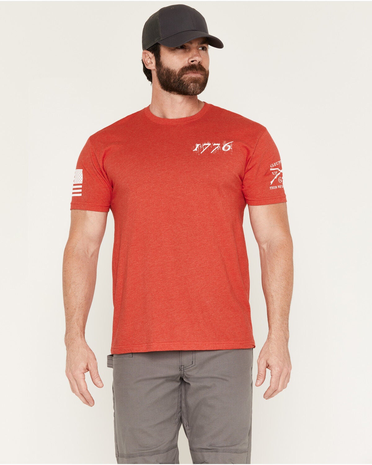 Men's Grunt Style 1776 Flag Short Sleeve Graphic T-Shirt
