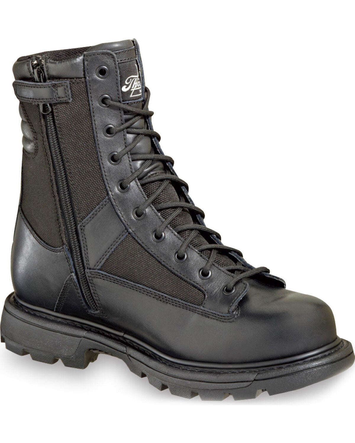 thumbnail image 2 of Men's Genuine Leather Chelsea Boots – Zip Up, Soft Toe, Black Bota Doble Cierre 2 of 6