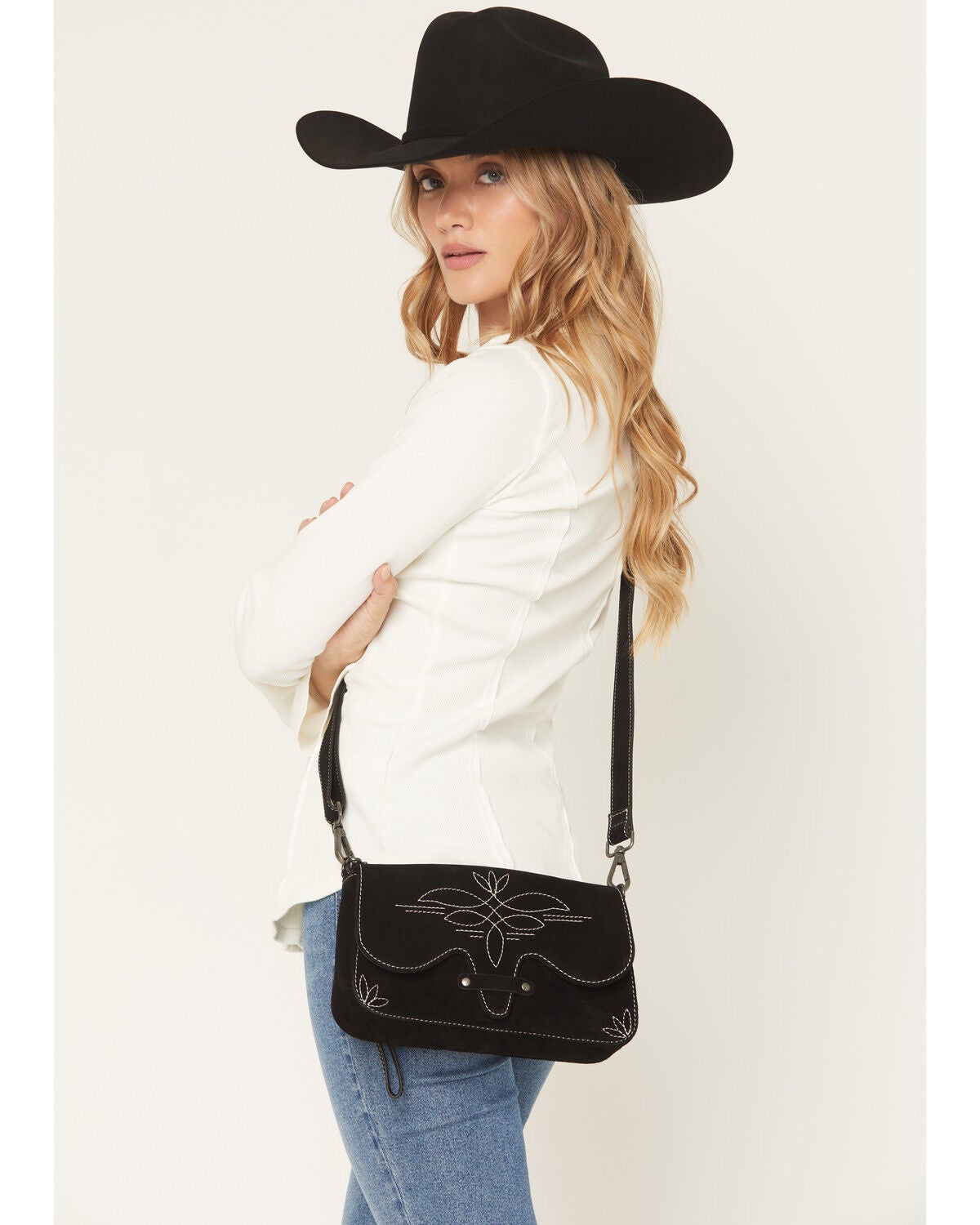 Women's Idyllwind Louanne Suede Western Crossbody Bag