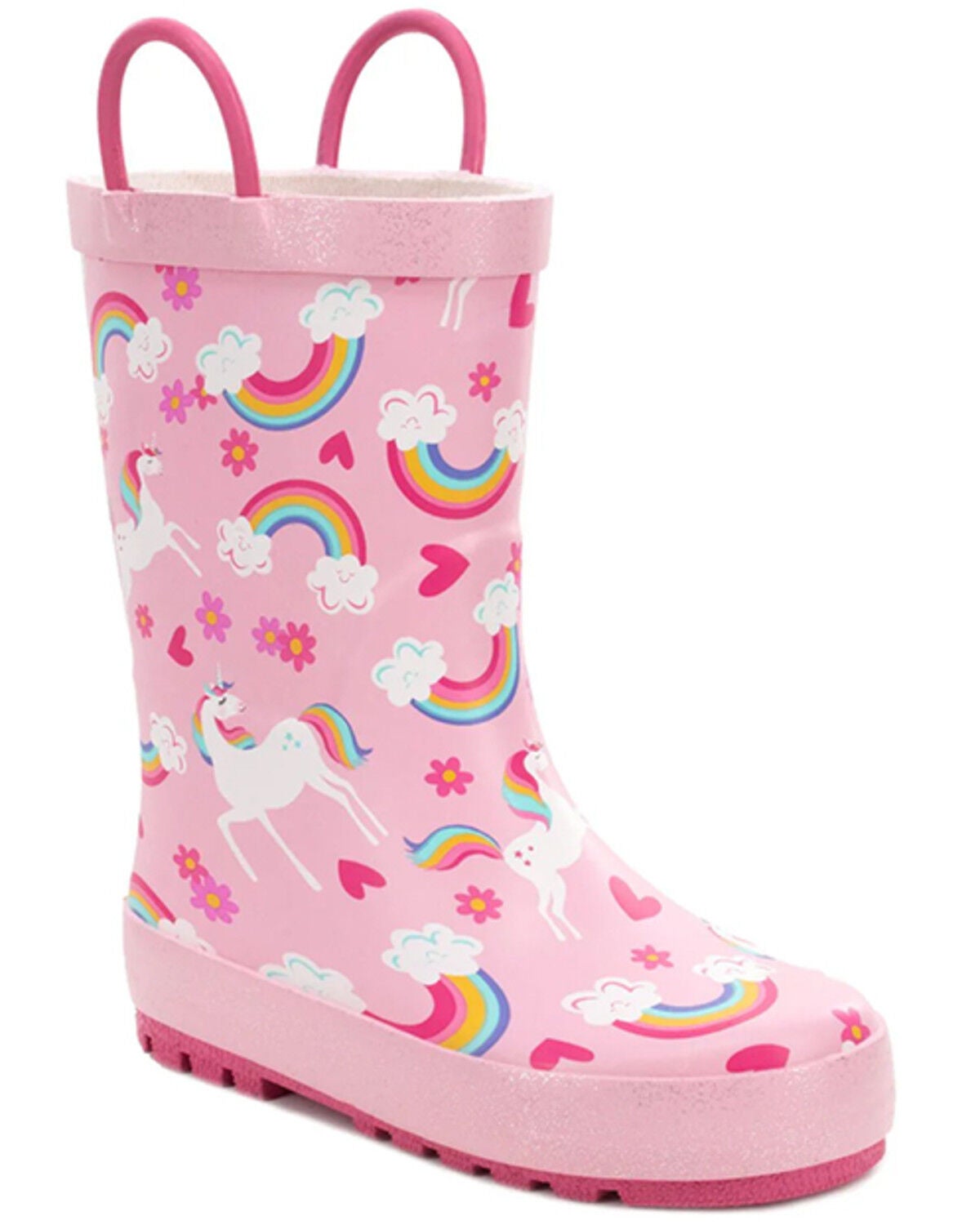 Girls' Western Chief Unicorn Fields Rain Boots - Round Toe