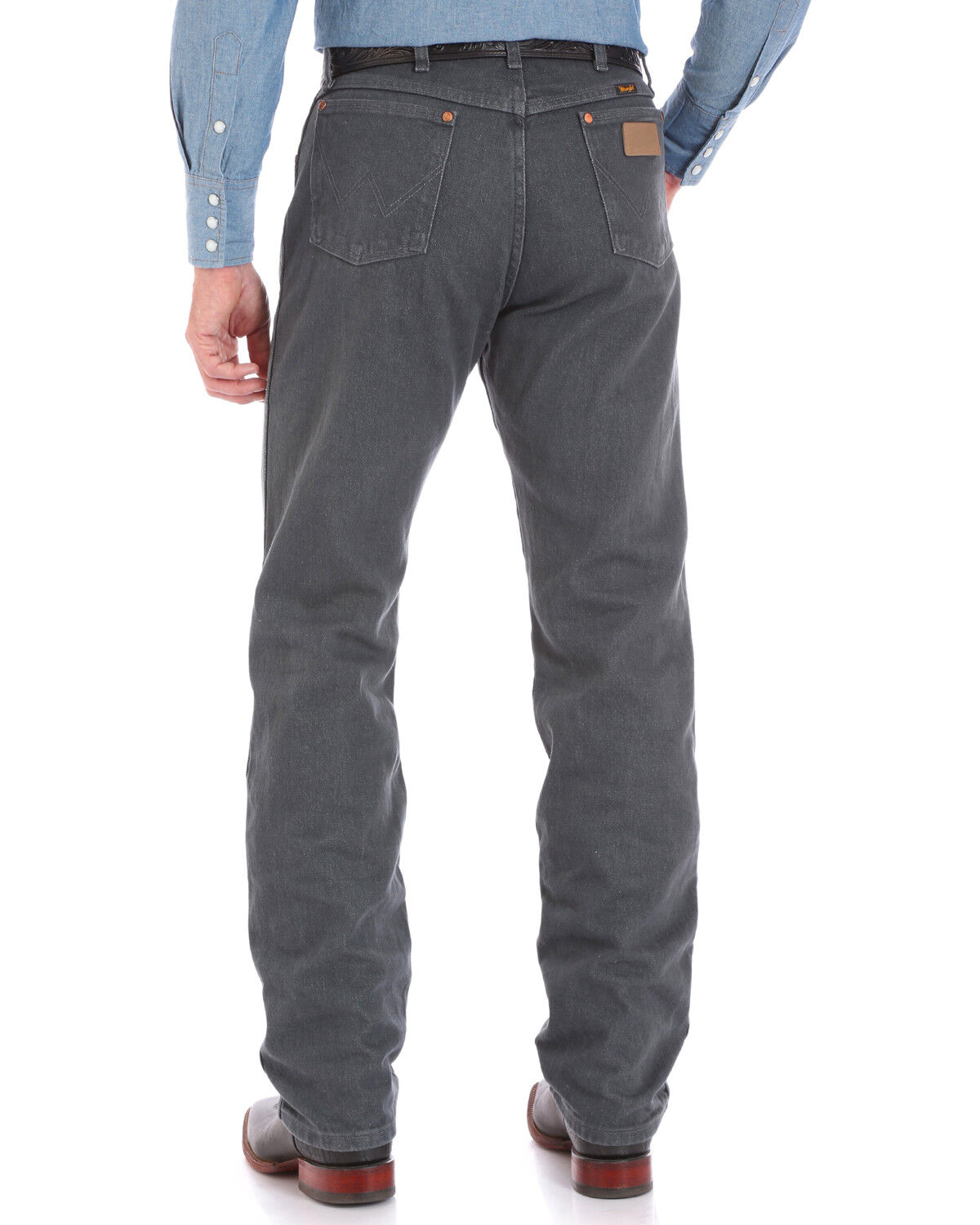 Men's Wrangler Charcoal Cowboy Cut Original Fit Jeans - Big