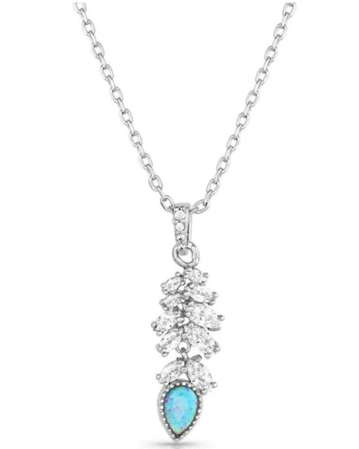 Women's Montana Silversmiths Mystic Falls Opal Crystal Necklace