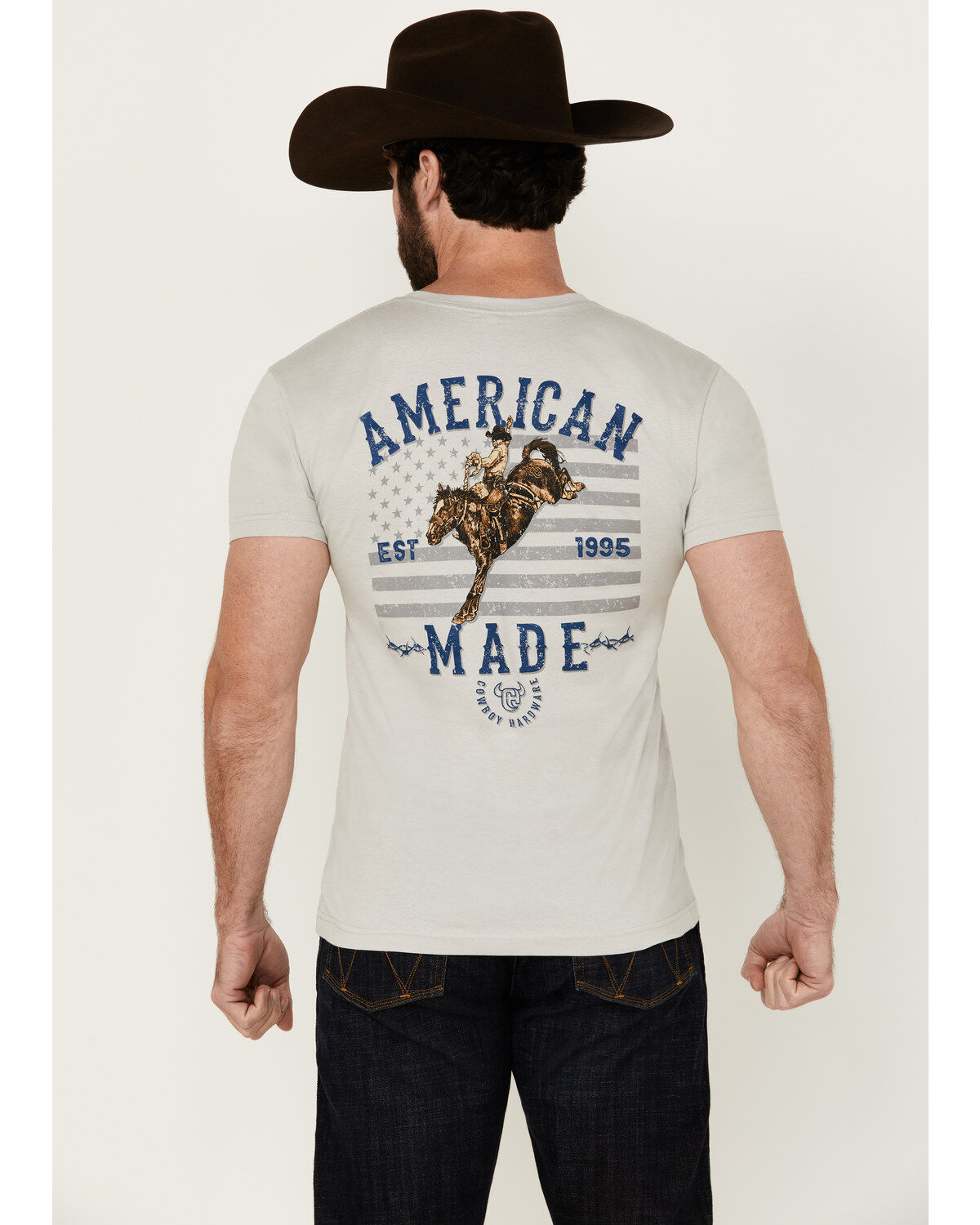Men's Cowboy Hardware American Made Short Sleeve Graphic T-Shirt