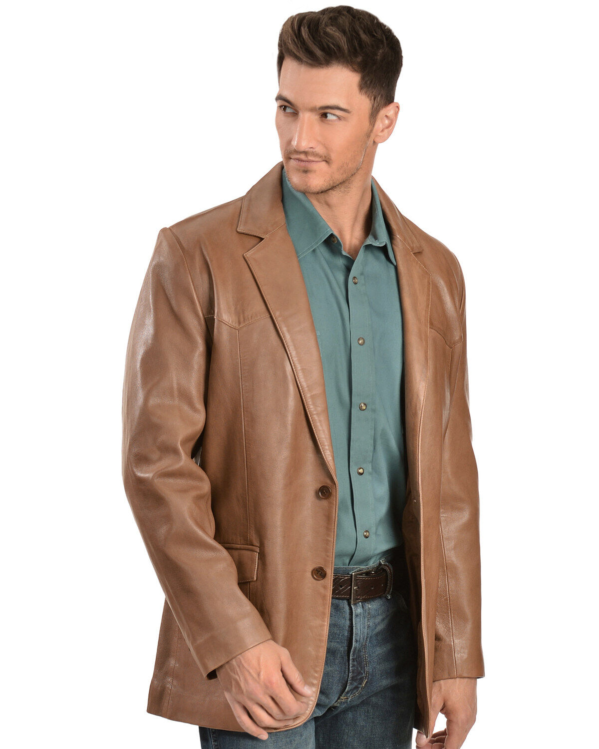 Scully Lamb Leather Blazer - Regular