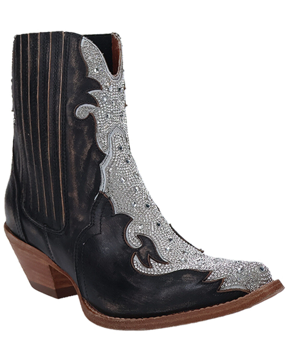 Women's Dan Post Lad Crystal Booties - Snip Toe