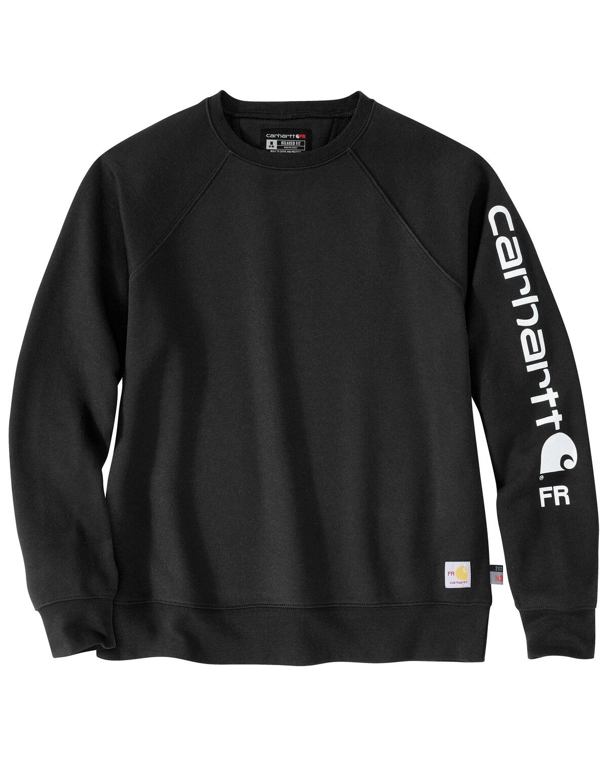 Women's Carhartt FR Force Relaxed Fit Midweight Logo Sleeve Graphic S