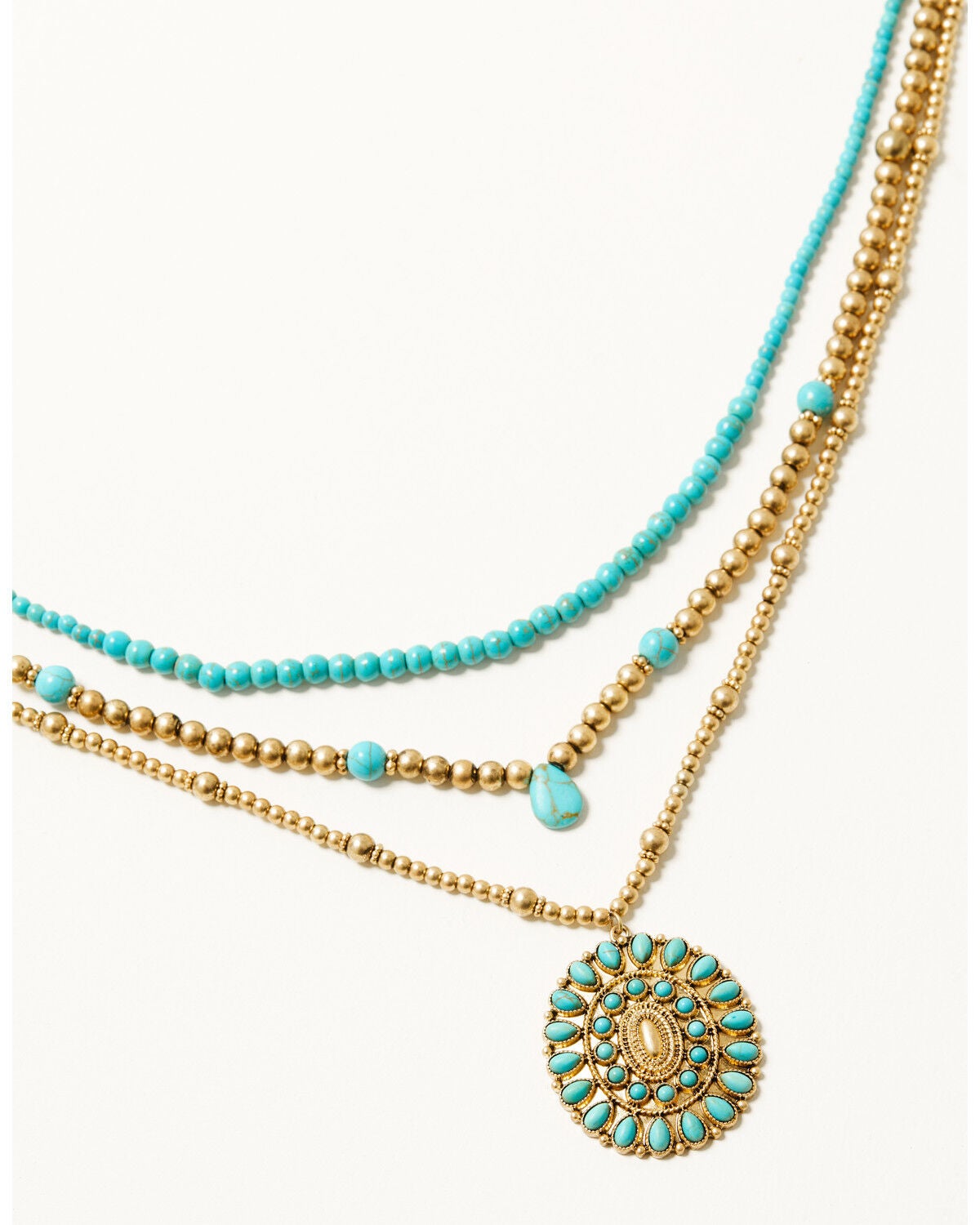 Women's Shyanne Summer Solstice Layered Concho Necklace