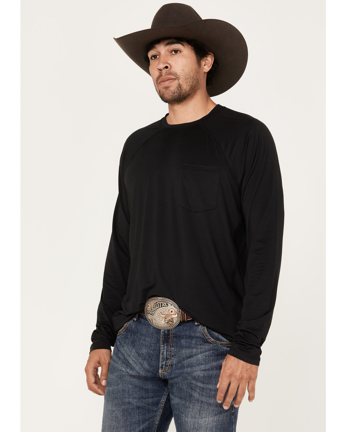 Men's RANK 45 Solid Performance Long Sleeve T-Shirt
