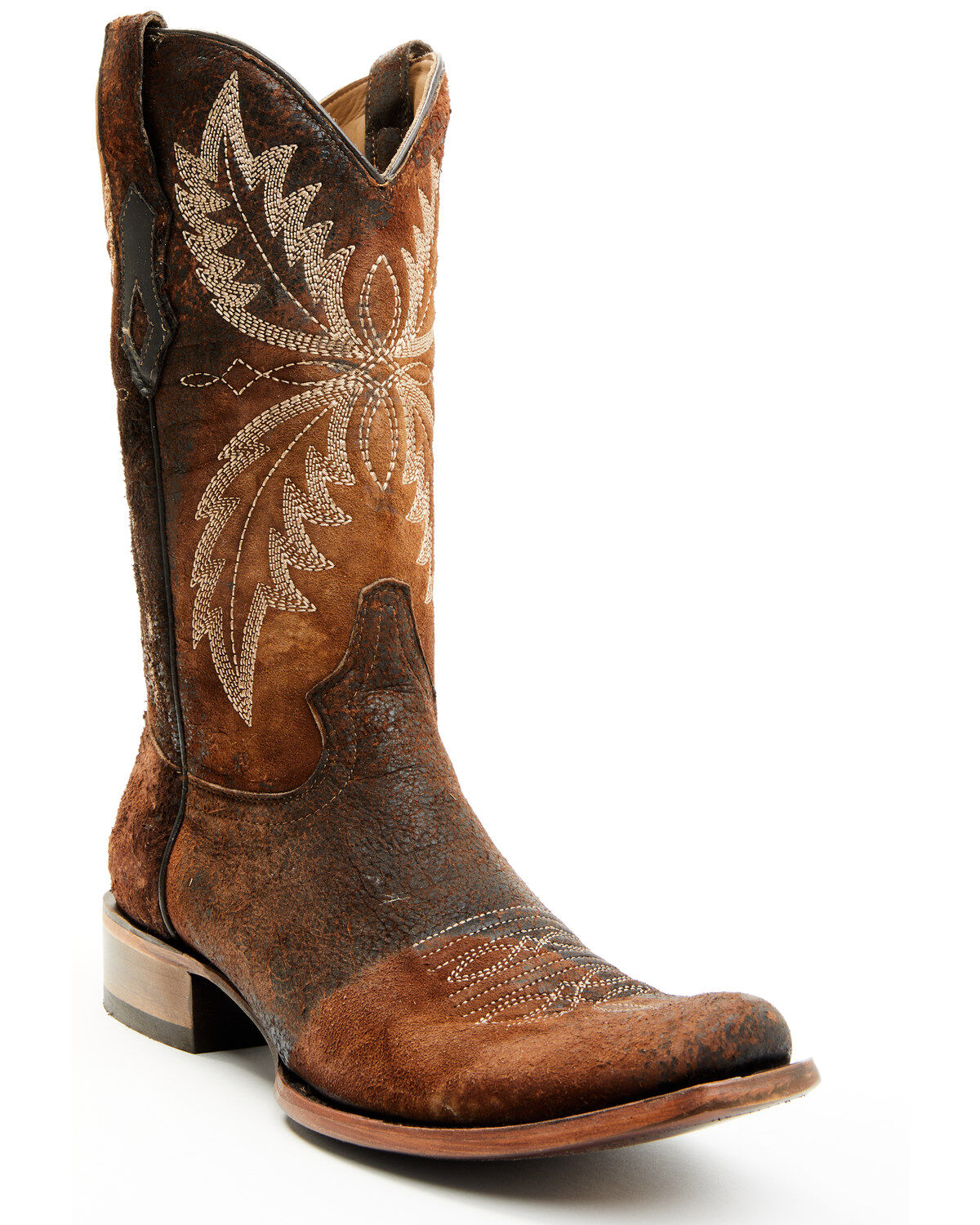 Men's Corral Embroidered Western Boots - Square Toe