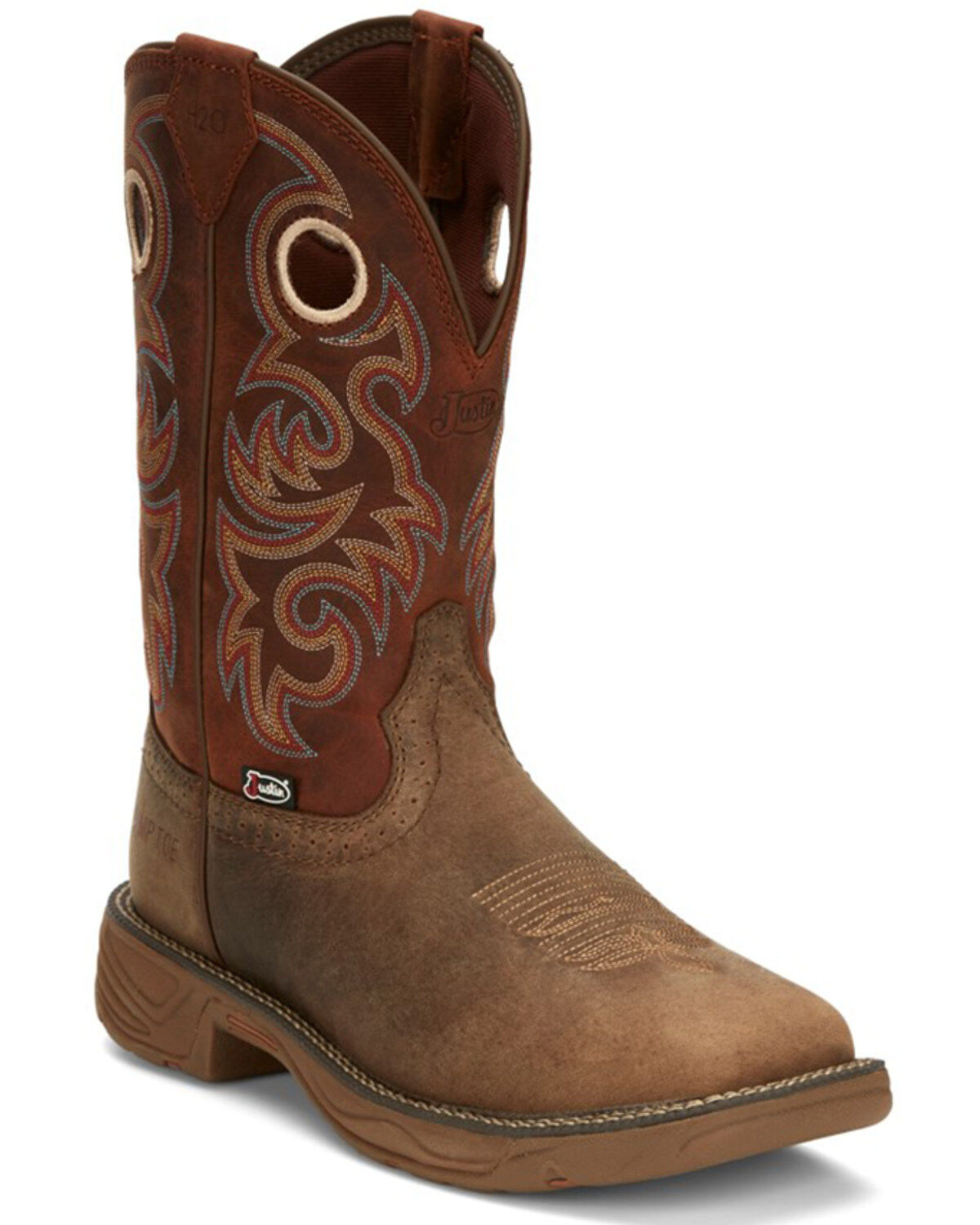 Men's Justin Rush Western Work Boots - Composite Toe
