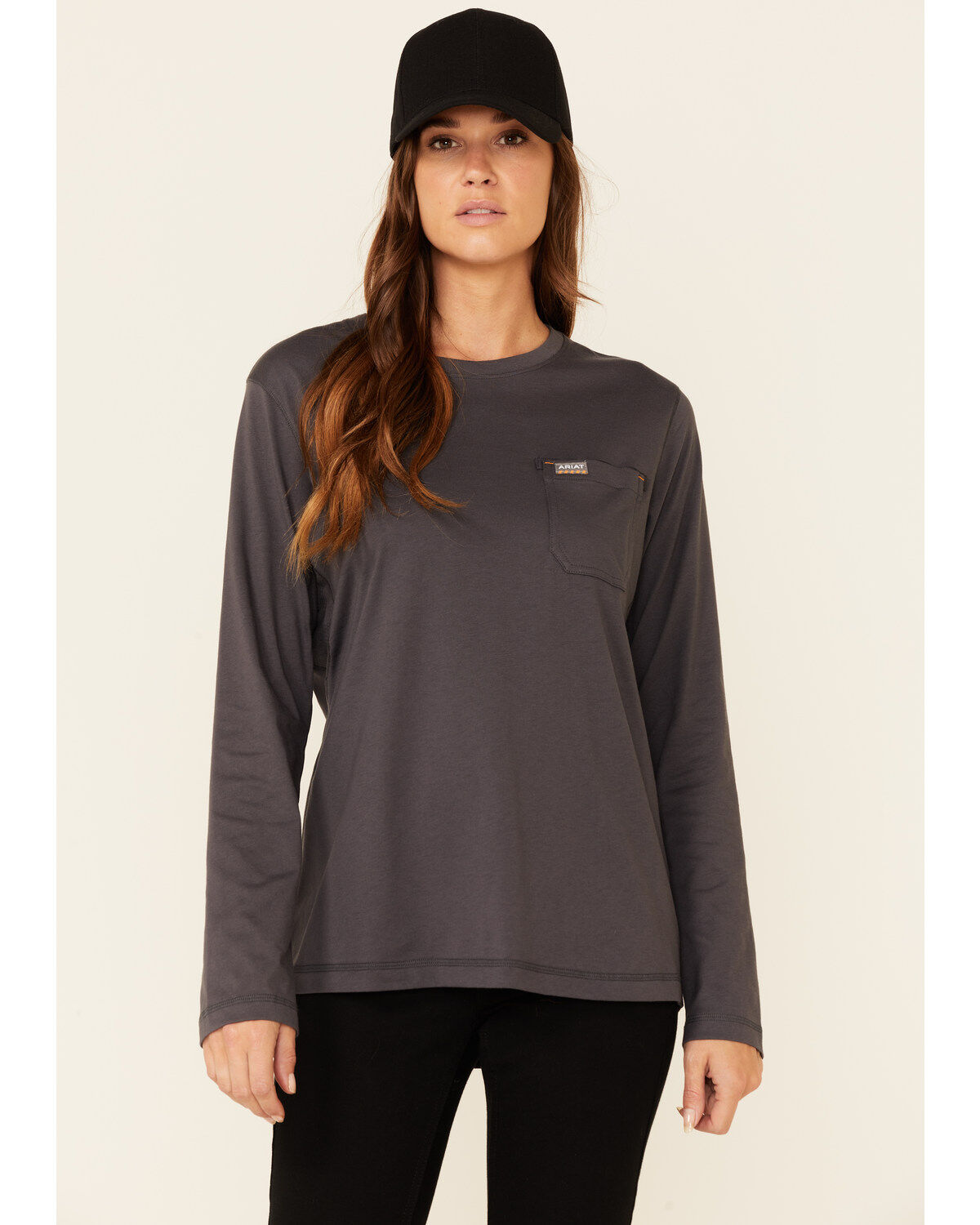 Women's Ariat Bolt Logo Long Sleeve Work Tee