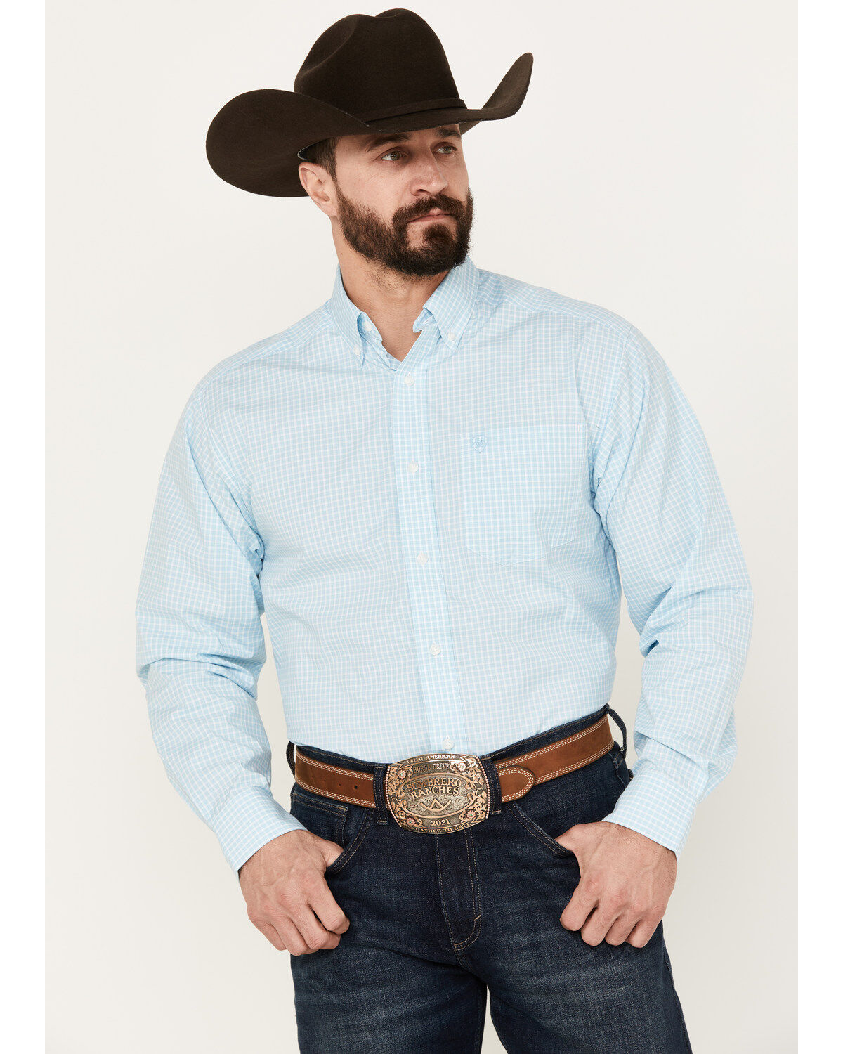 Men's Ariat Pro Series Norton Classic Fit Long Sleeve Button-Down Shir
