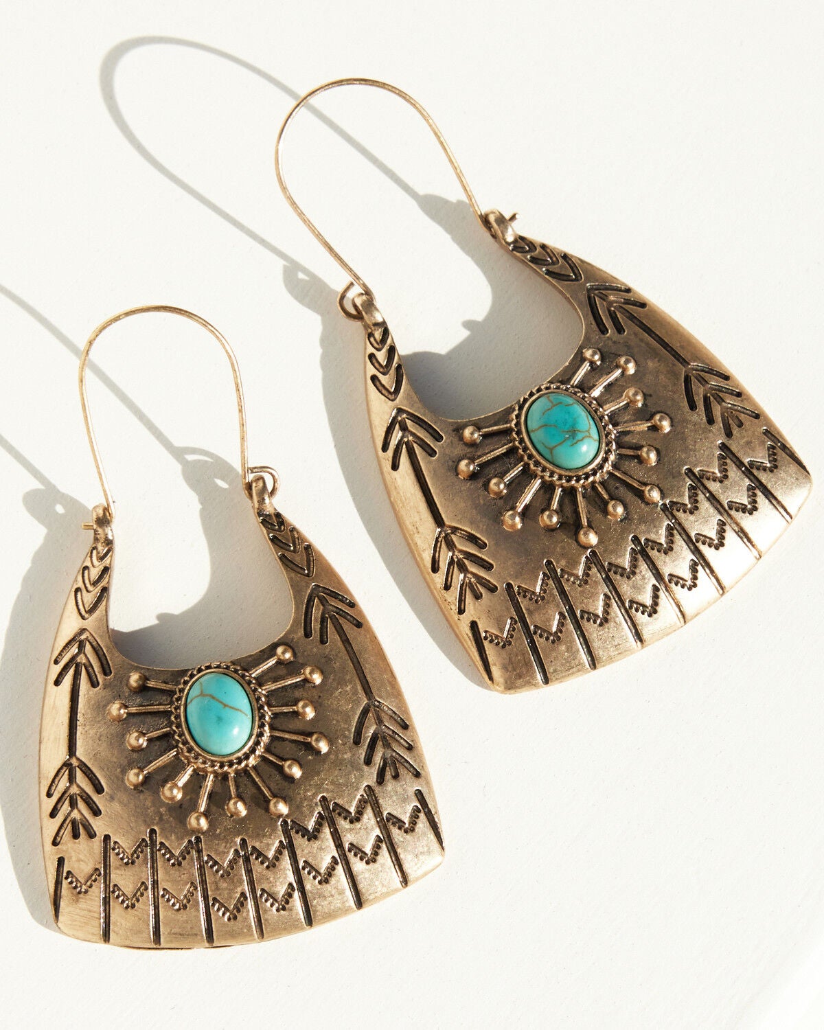 Women's Shyanne Summer Solstice Stamped Statement Earrings