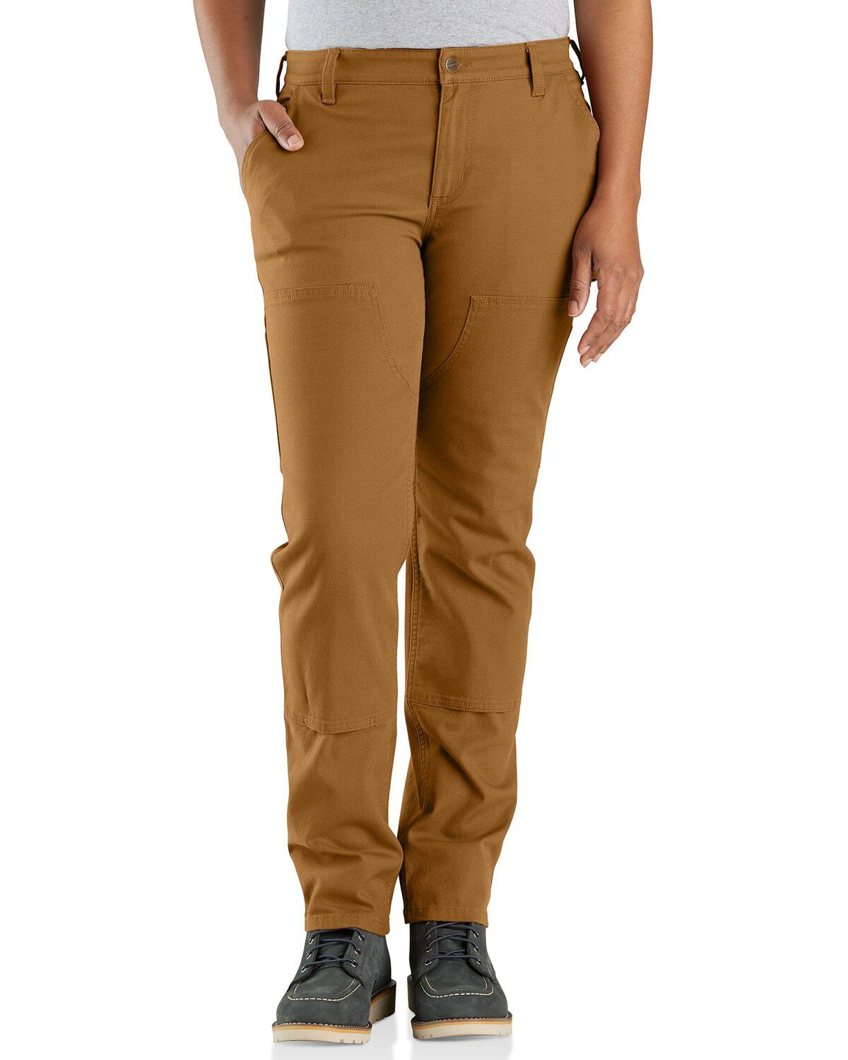 Women's Carhartt Rugged Flex Double-Knee Relaxed Fit Canvas Work Pant