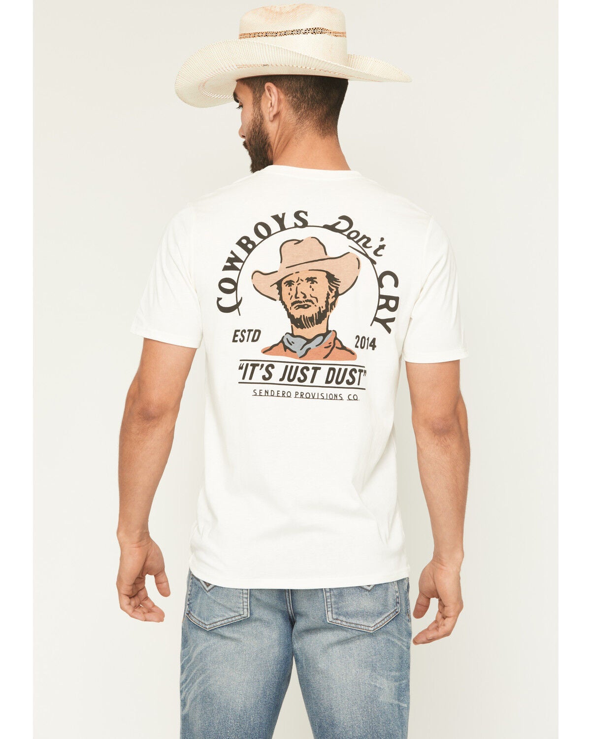 Men's Sendero Provisions Cowboys Don't Cry Short Sleeve Graphic T-Shir