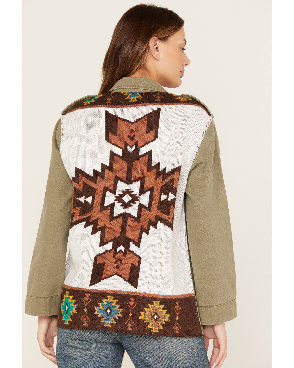 Women's Wild Moss Knit Back Western Jacket