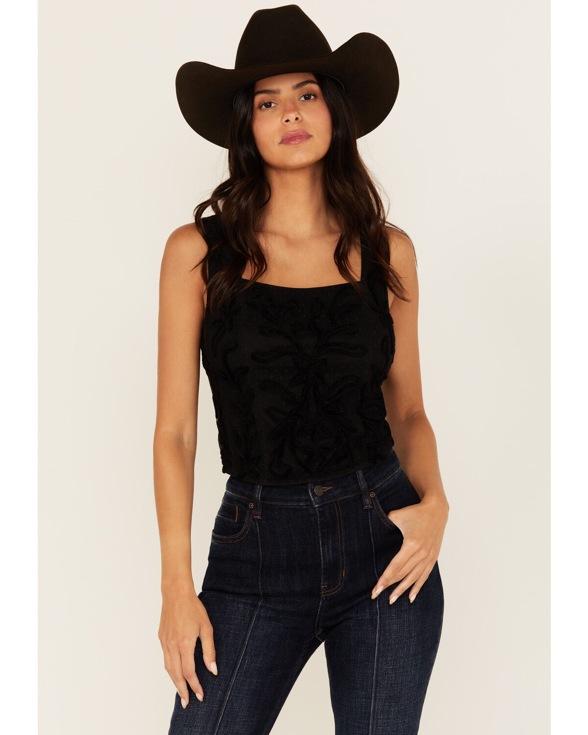 Women's Idyllwind Tigerbelle Soutache Lace Sleeveless Top