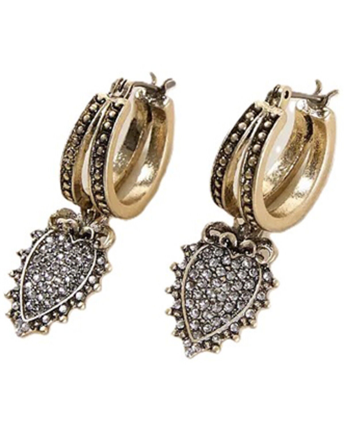 Women's Lainey Wilson Heart Hoop Earrings