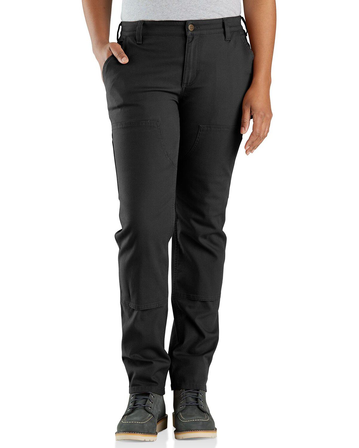 Women's Carhartt Rugged Flex Relaxed Fit Double-Knee Canvas Work Pants