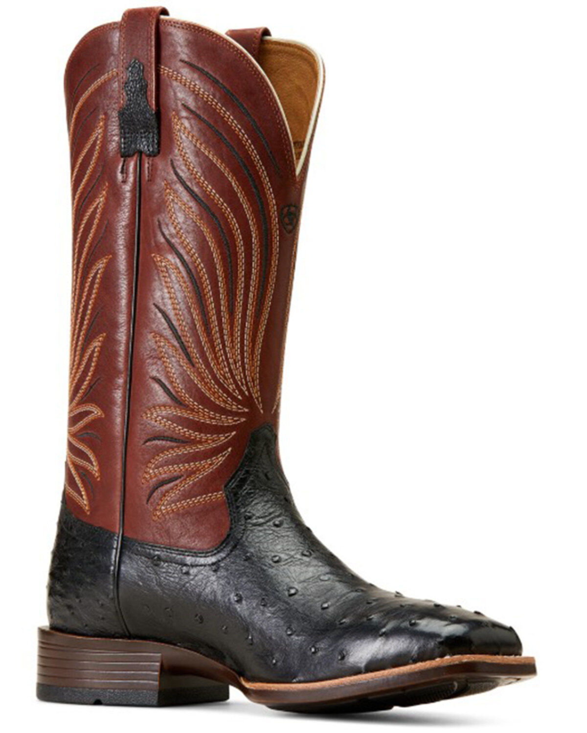 Men's Ariat Brandin' Ultra Exotic Western Boots - Broad Square Toe