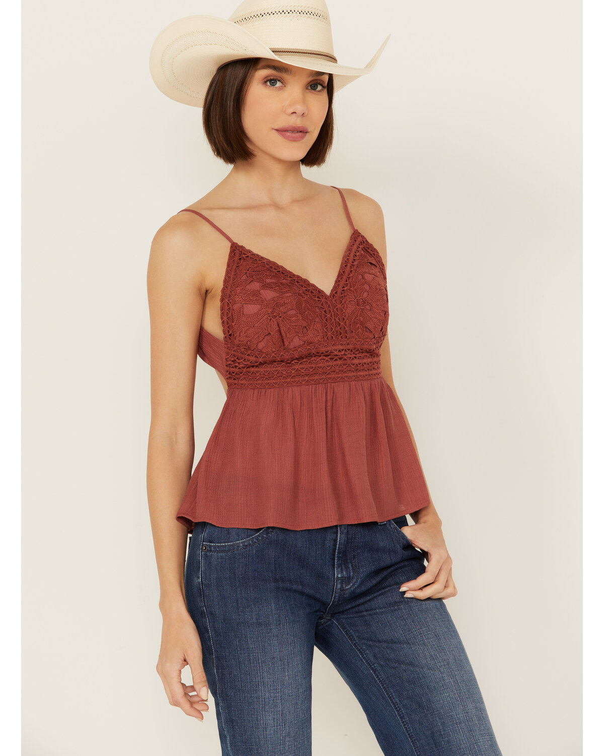 Women's Shyanne Lace Bustier Tank