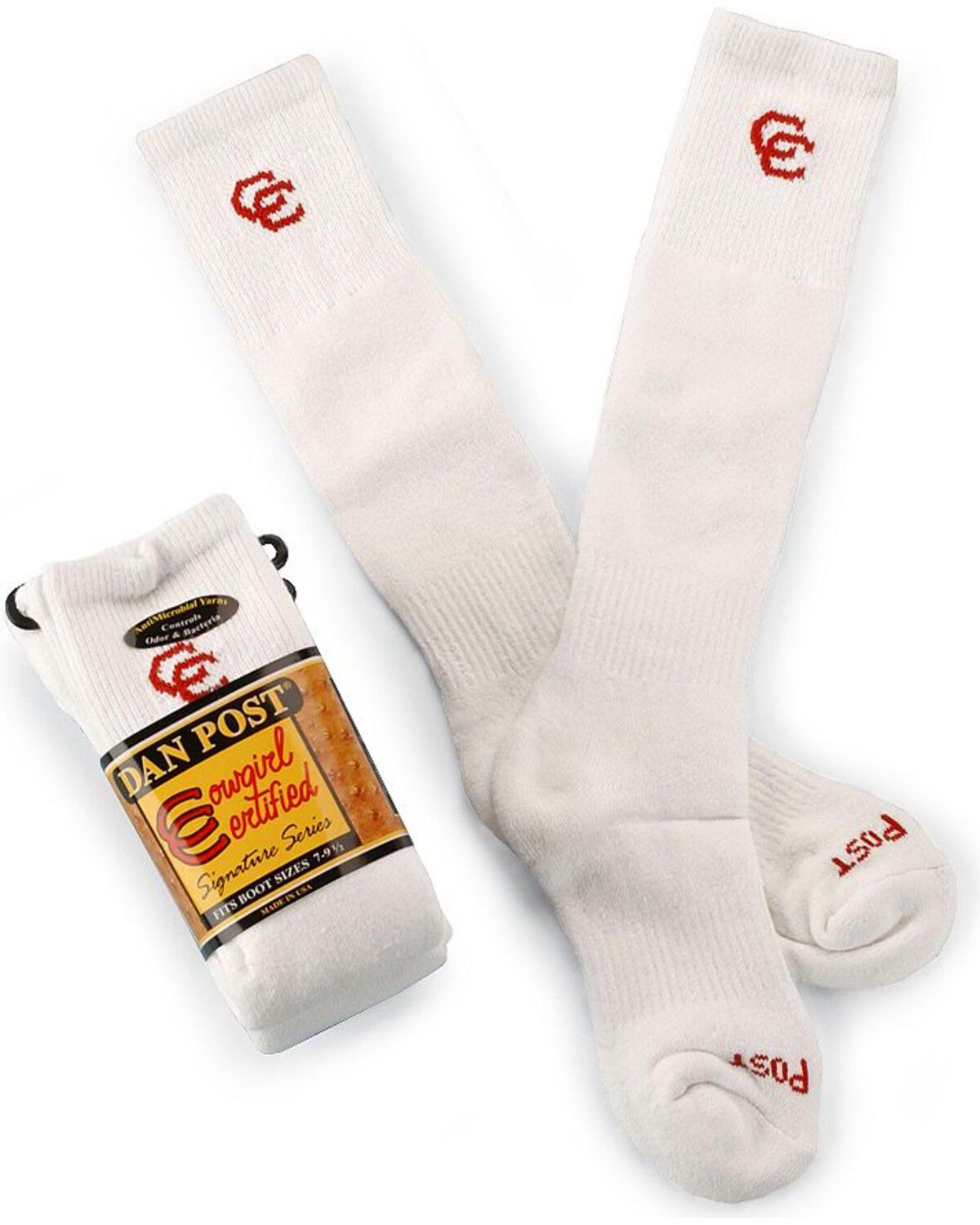 Women's Dan Post Cowgirl Certified Boot Socks - 2 Pack