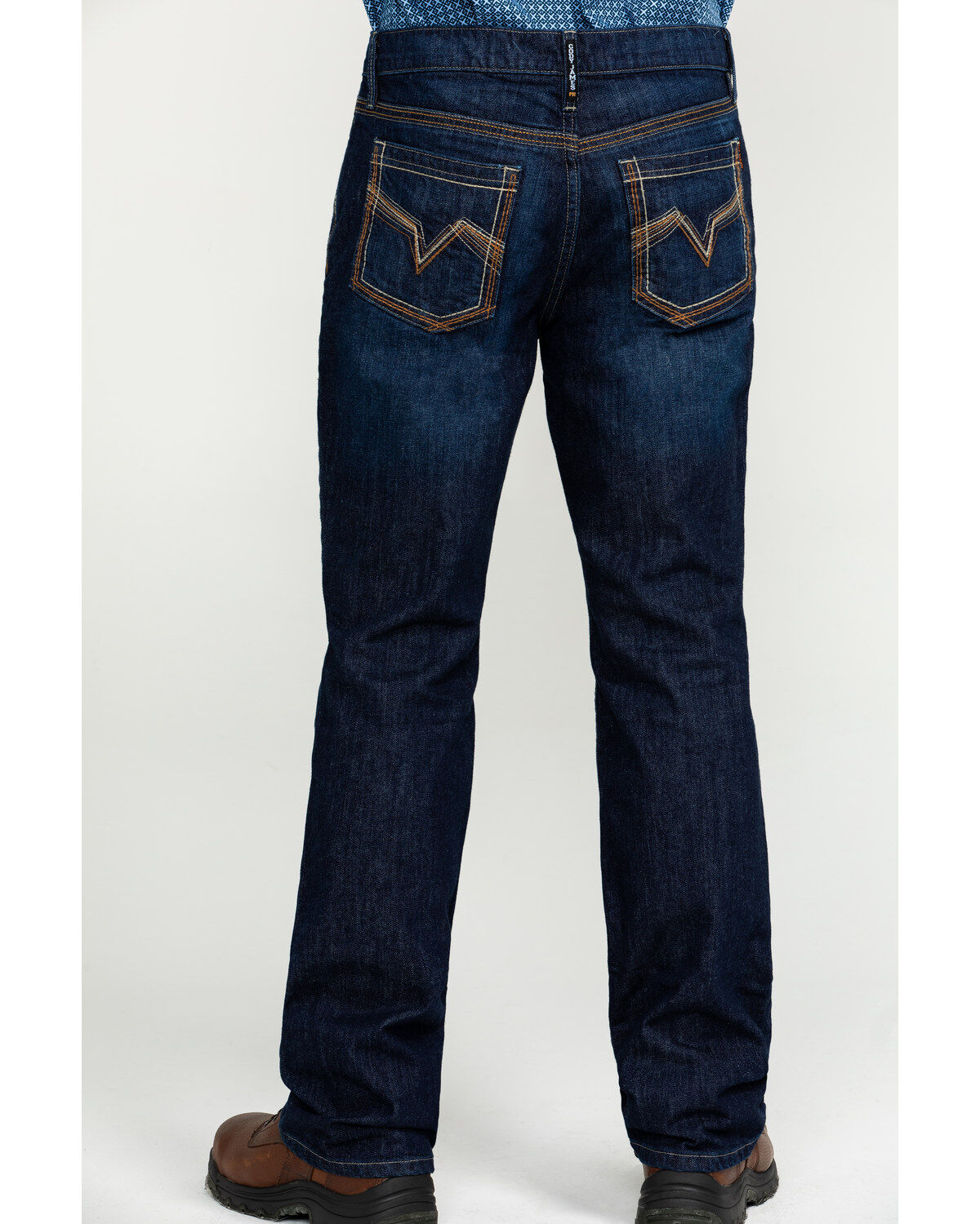 Men's Cody James FR Millikin Dark Slim Bootcut Work Jeans