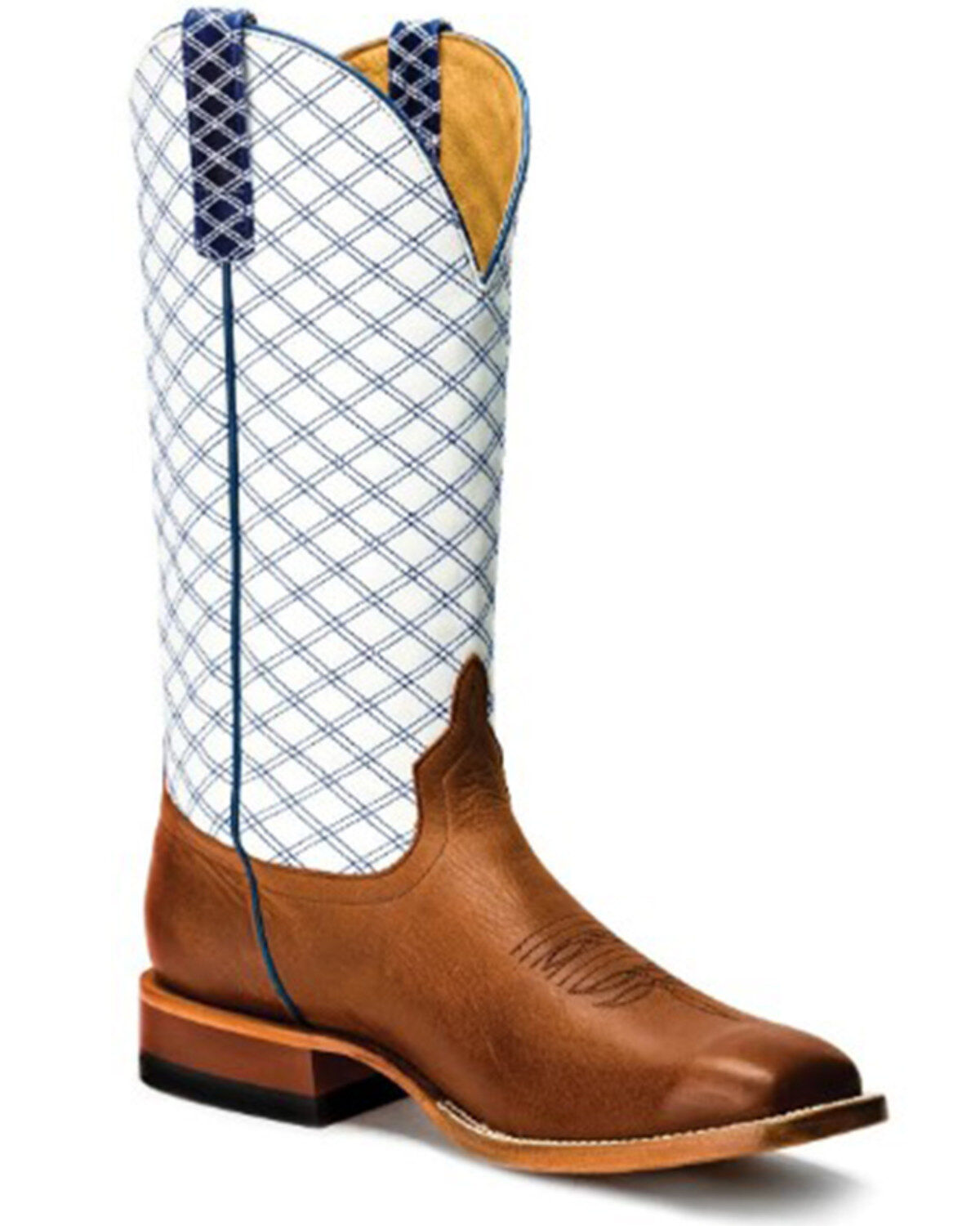 Men's Horse Power Sugared Brass Western Boots - Broad Square Toe