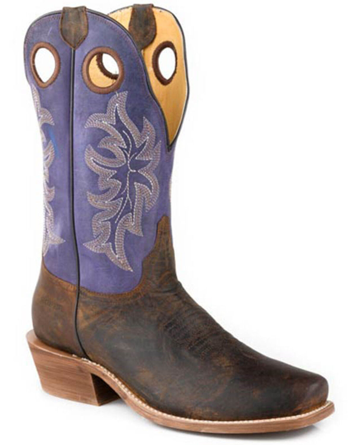 Men's Roper Ride 'Em Bullrider Western Boots - Square Toe