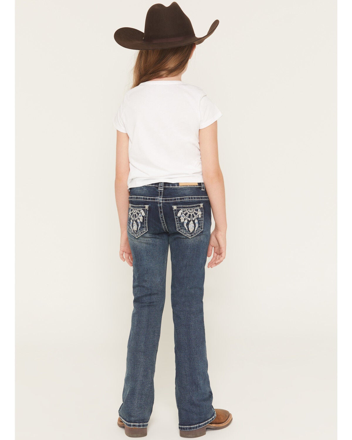 Girls' Shyanne Shayla Dreamcatcher Embroidered Bootcut Stretch Denim J