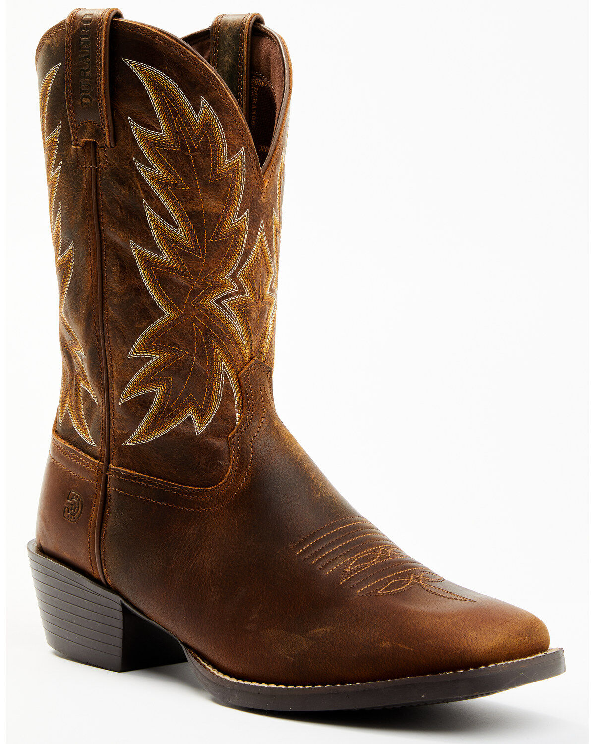 Men's Durango Westward Roughstock Western Boots - Broad Square Toe