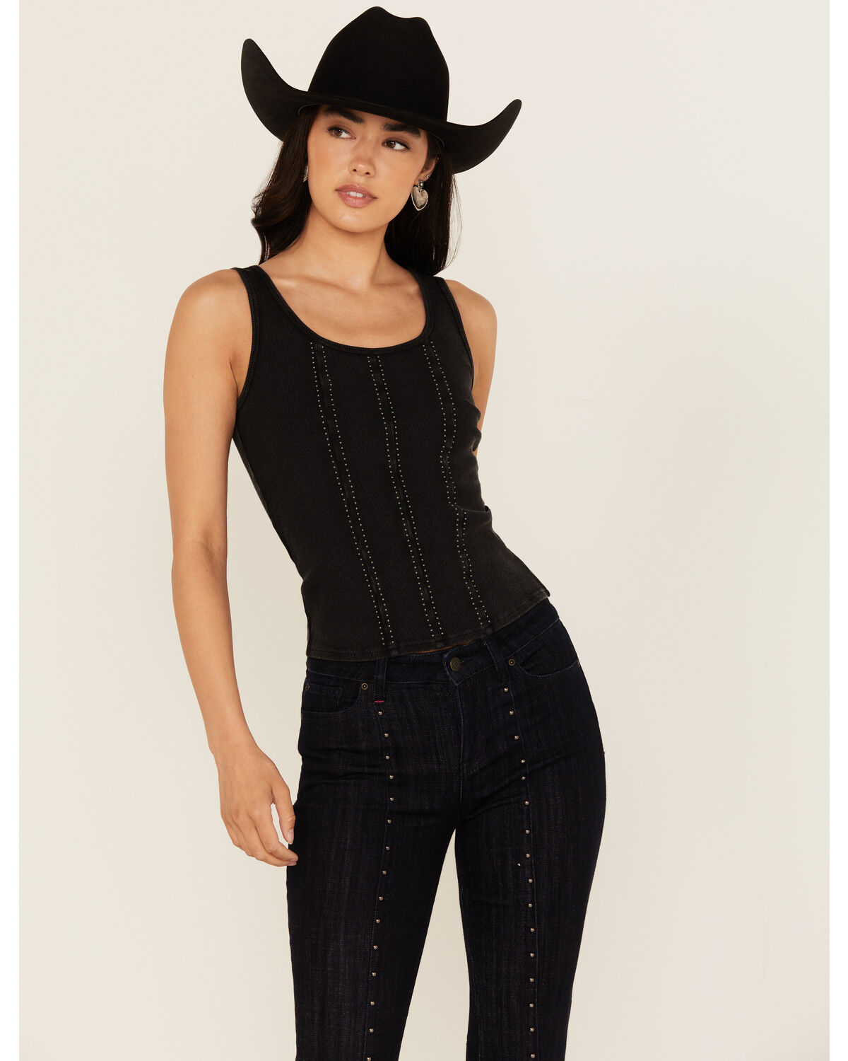 Women's Idyllwind Sevier Studded Ribbed Tank Top
