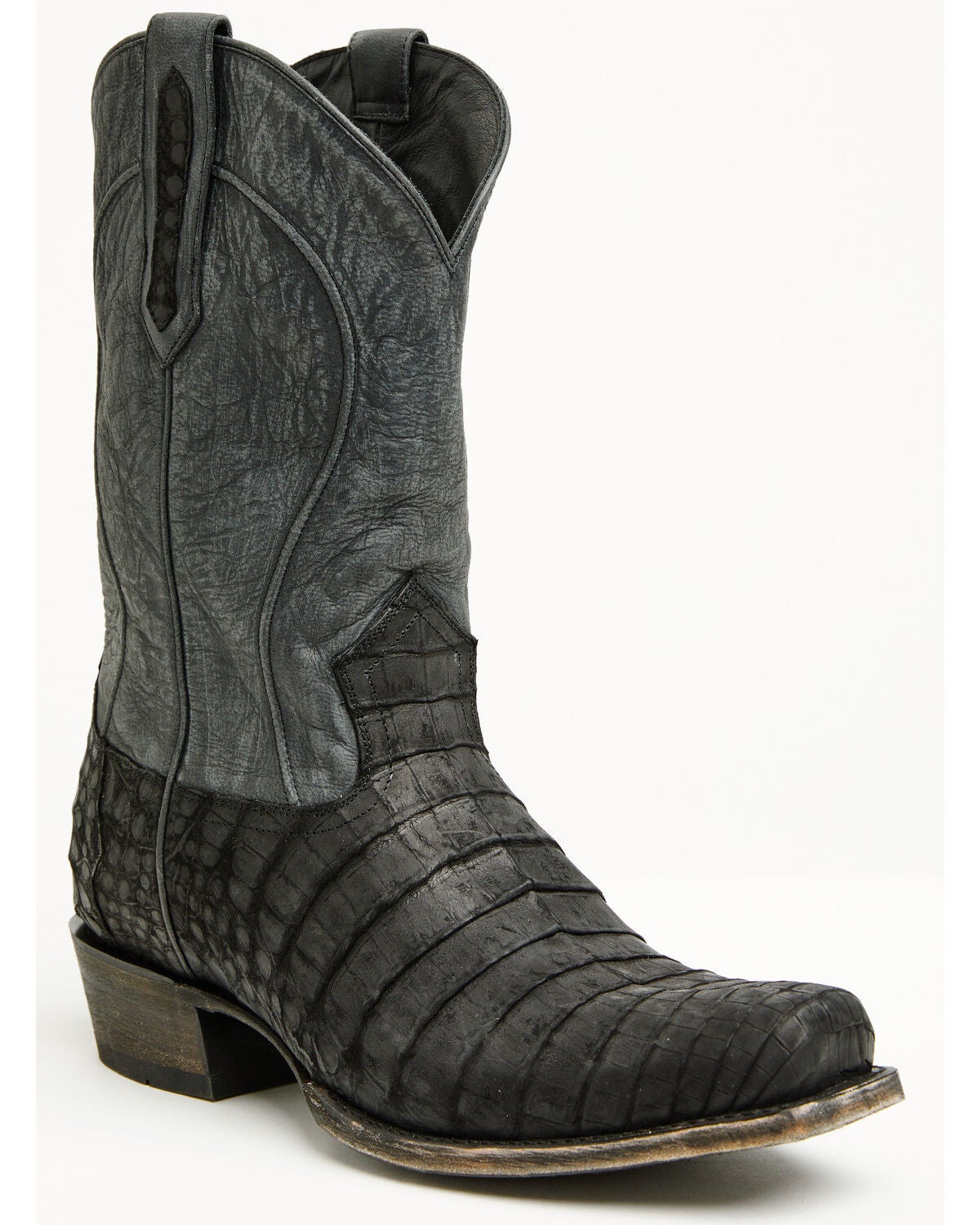 Men's Cody James Black 1978 The Mason Exotic Caiman Belly Western Boo