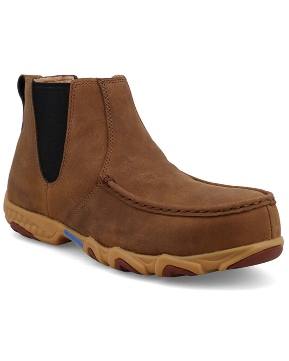 Women's Twisted X 4" Chelsea Driving Moc Work Boots - Nano Toe