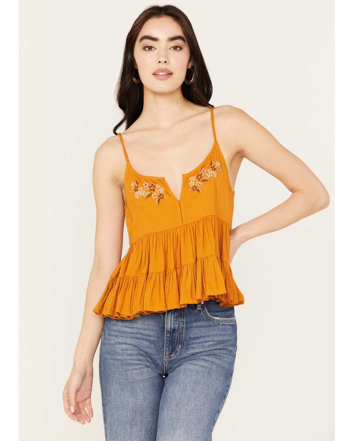 Women's Patrons of Peace Embroidered Bonita Tank Top