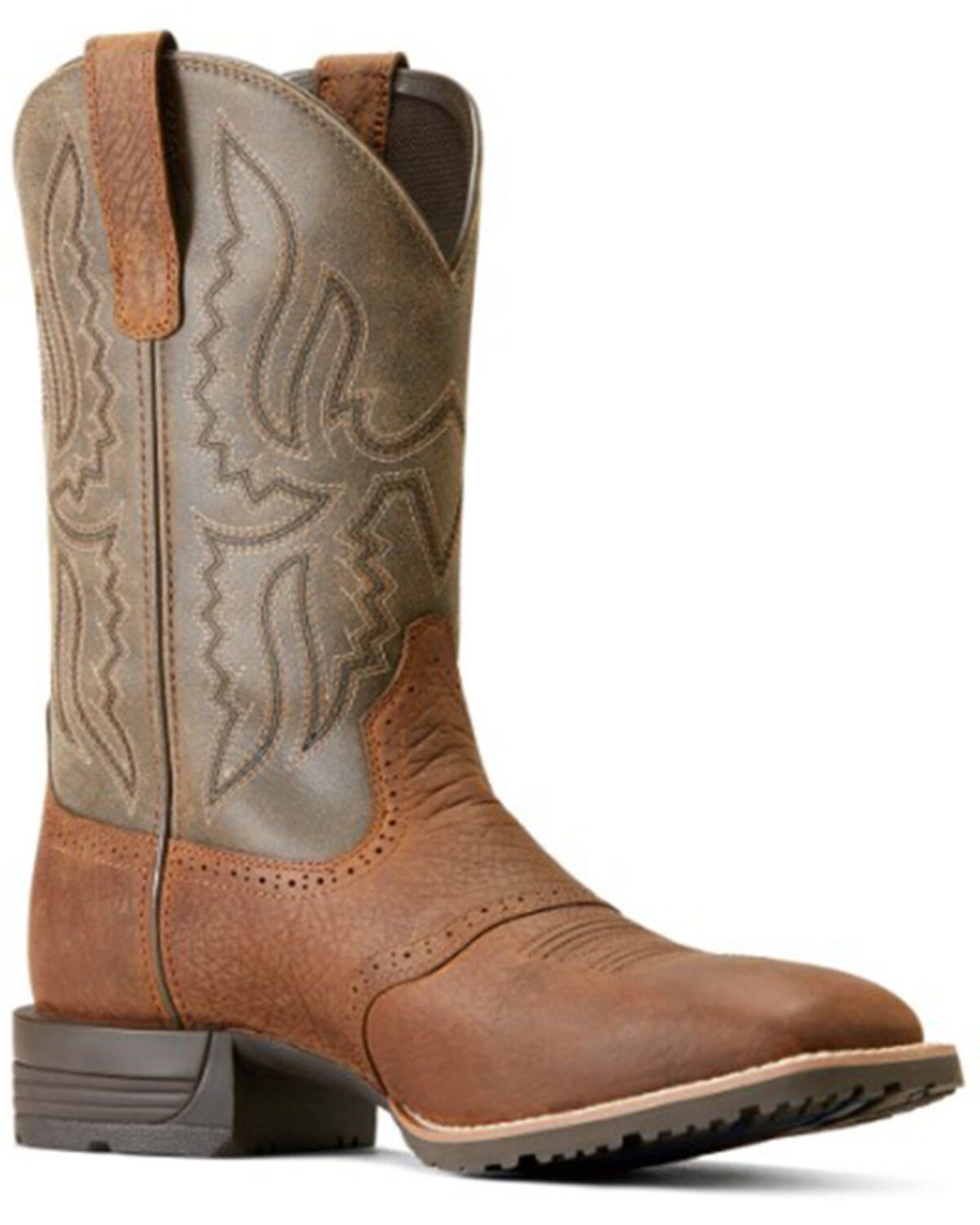Men's Ariat Hybrid Ranchway Performance Western Boots - Broad Square T