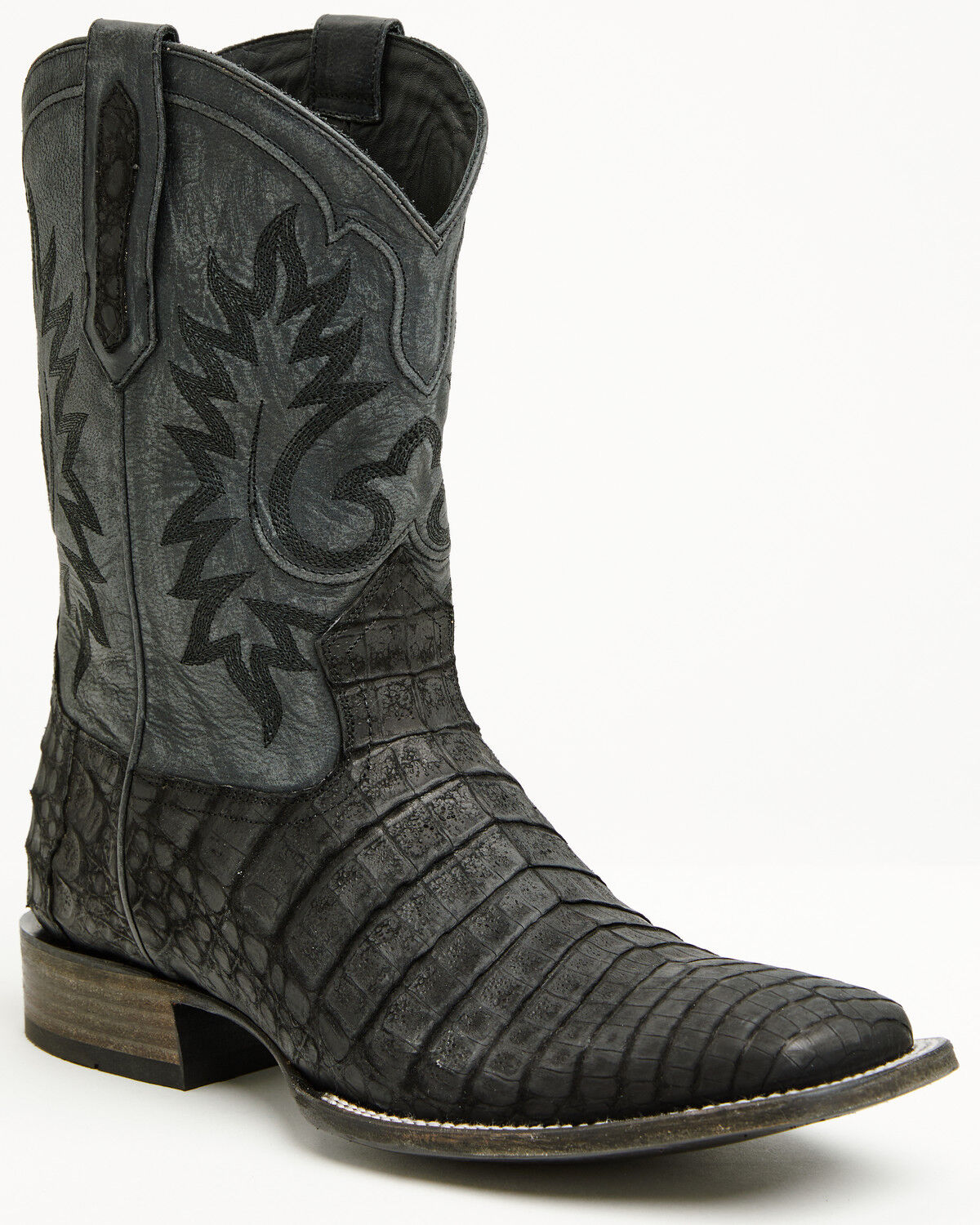 Men's Cody James Black 1978 The Hayward Exotic Caiman Belly Western B