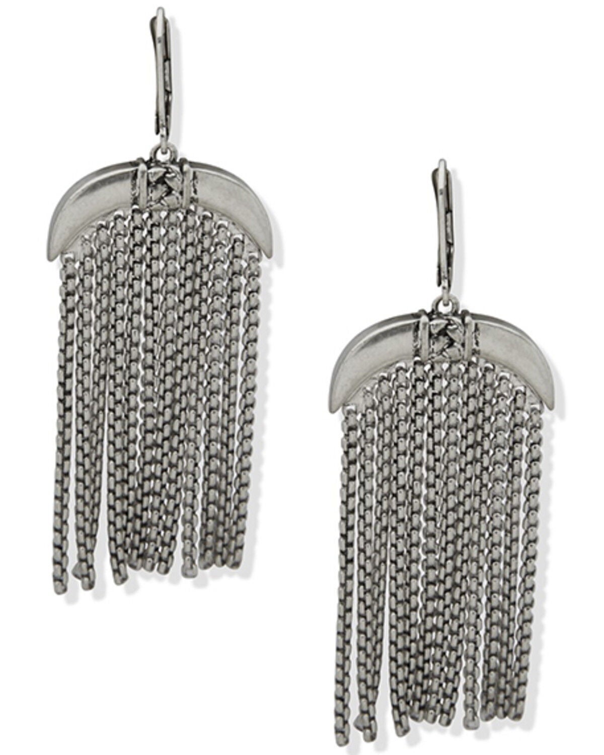Women's Lainey Wilson Linear Chain Fringe Earrings