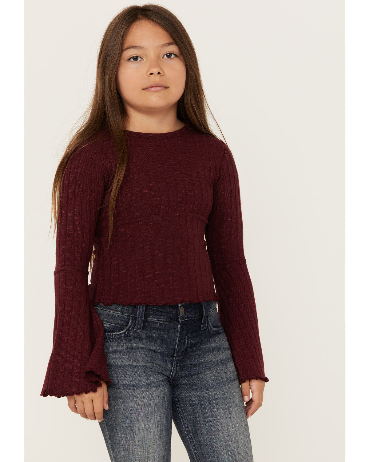 Girls' Shyanne Long Sleeve Bell Shirt