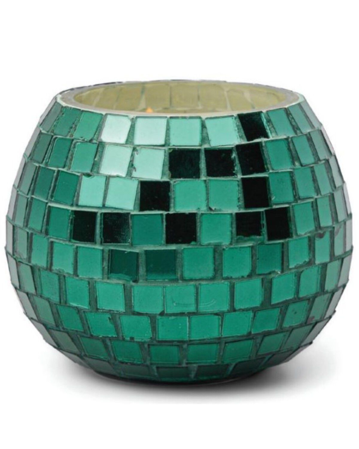 Paddywax Magique 10oz Tabac and Pine Glass Disco Ball Candle