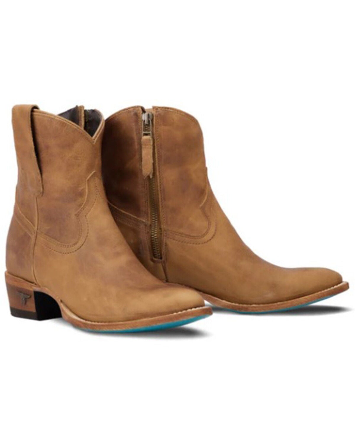 Women's Lane Plain Jane Western Booties - Round Toe