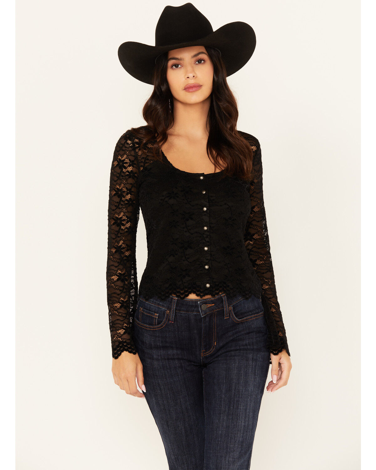 Women's Idyllwind Russello Lace Long Bell Sleeve Top
