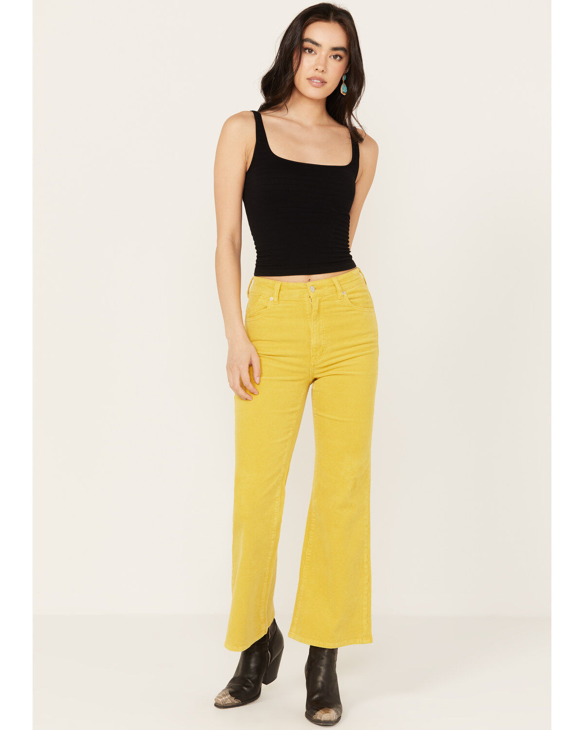 Women's Rolla's Corduroy High Rise Eastcoast Ankle Flare Jeans