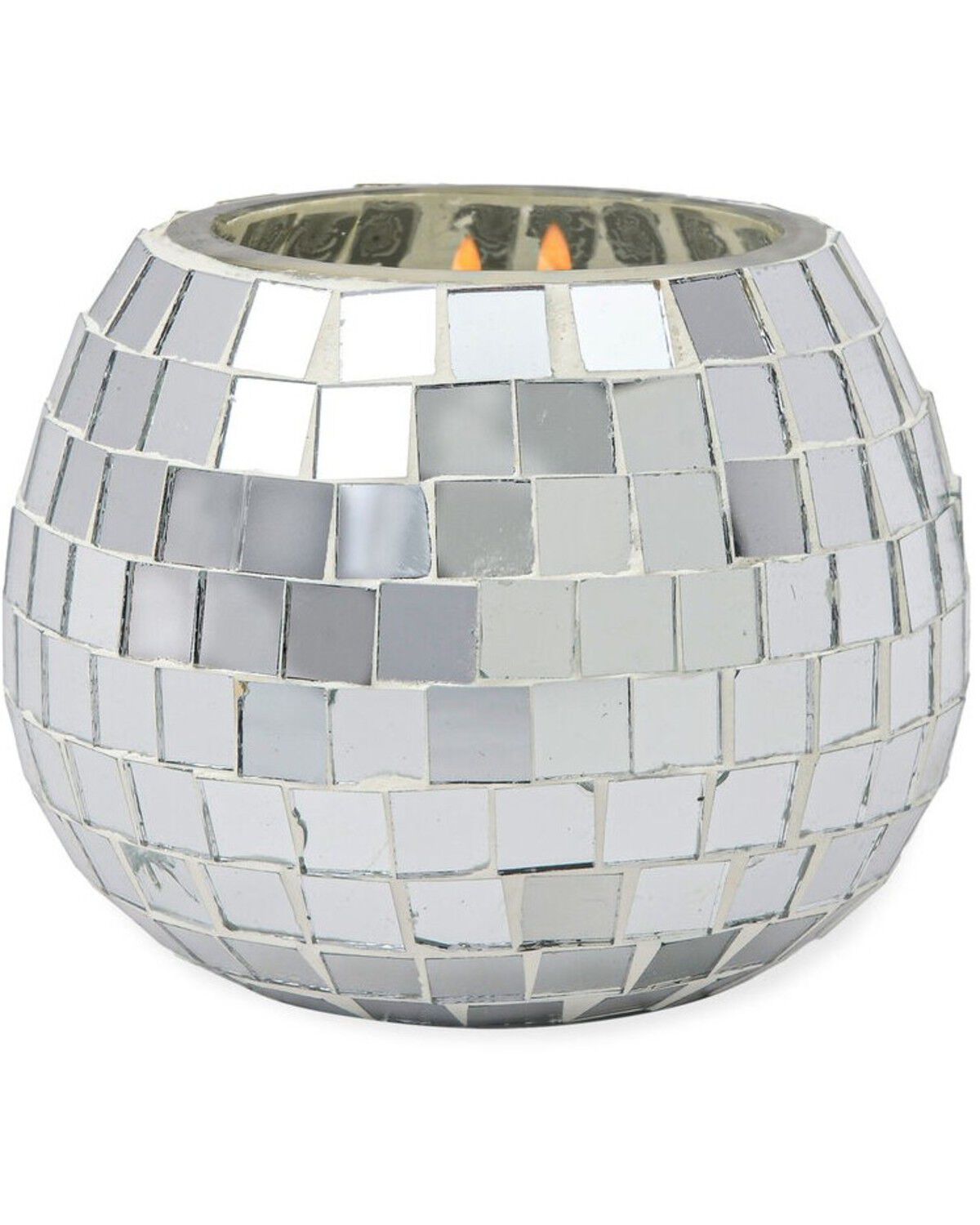 Paddywax Magique 10oz Sparkling Bergamot Glass Disco Ball Candle