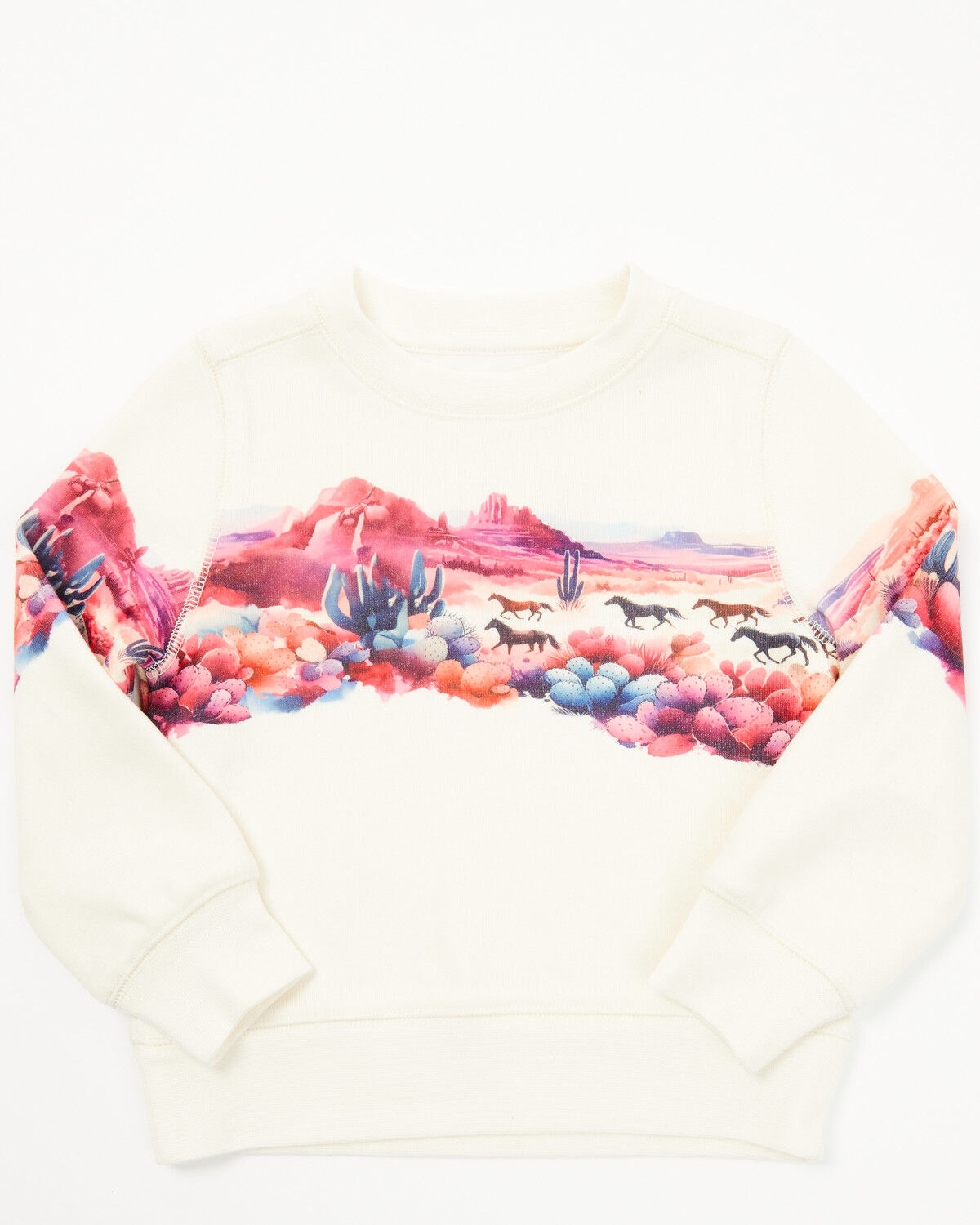 Girls' Shyanne Toddler Scenic Print Long Sleeve Pullover