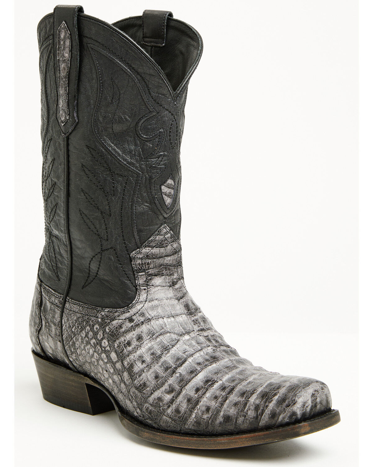 Men's Cody James Black 1978 The Porter Exotic Caiman Belly Western Bo