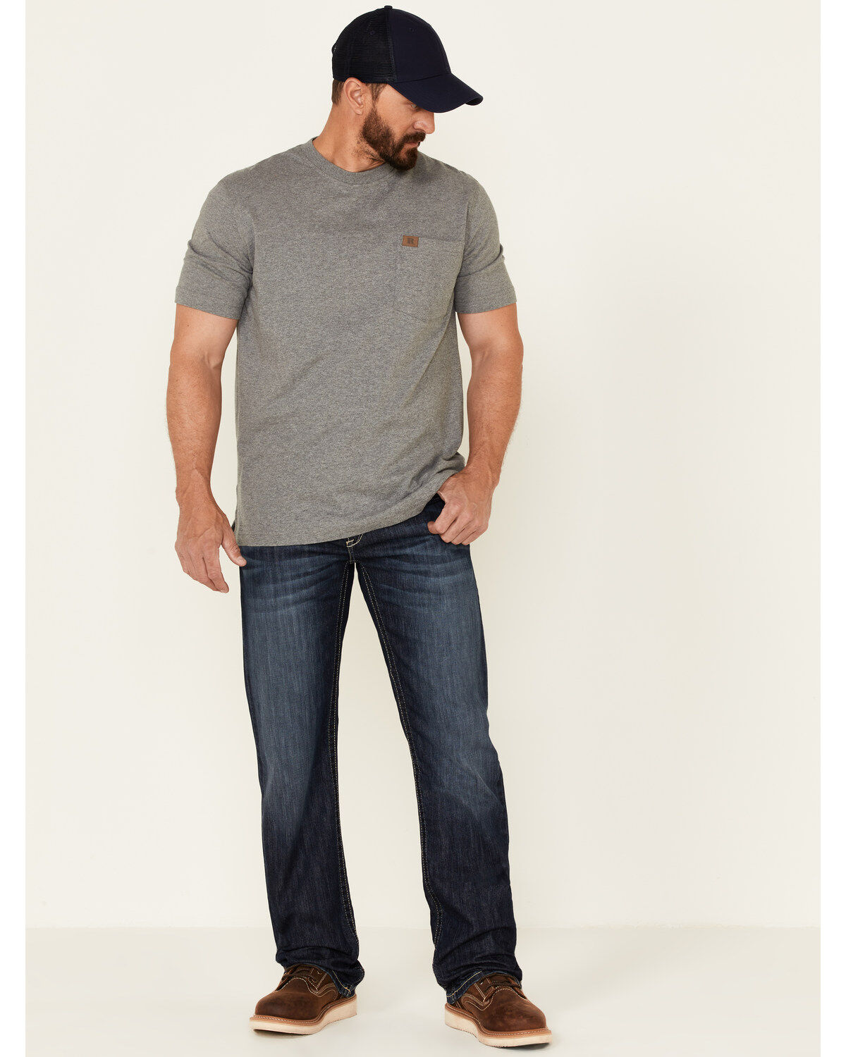 Men's Ariat FR M5 Billings Duralight Stretch Coltrane Straight Leg Wor